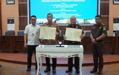 BPJS Ketenagakerjaan-Inalum Teken MoU dengan Kejati Sumut, Perkuat Komitmen Penyelesaian Masalah Hukum