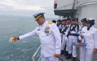 Kodaeral 1 Tabur Bunga Peringati Hari Pahlawan