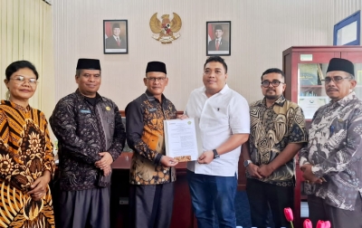 Bawaslu Madina - Kemenag Teken MoU, Perkuat Program “Bawaslu Mengajar” dan Pengawasan Partisipatif