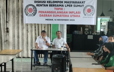 LPER Sumut Gelar Diskusi Penanggulangan Inflasi Daerah