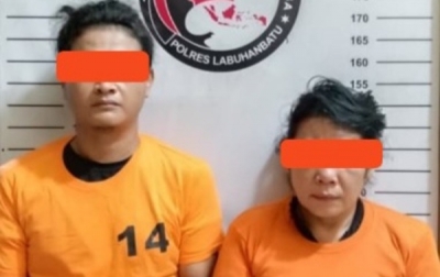 Polres Labuhanbatu Ungkap Peredaran Sabu di Kamar Hotel, Dua Pelaku Diamankan