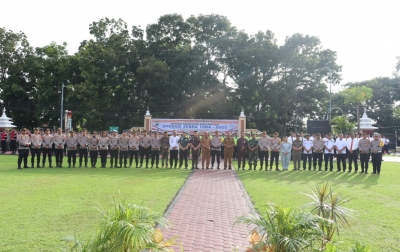Polres Labuhanbatu Gelar Apel Pasukan Operasi Zebra Toba 2025