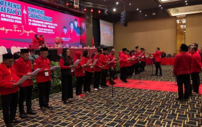 Rapidin Simbolon Kembali Pimpin DPD PDI Perjuangan Sumut 2025-2030