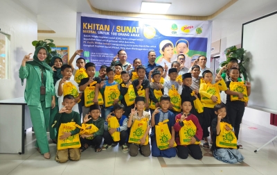 RSU Hermina dan Pacific Medan Industri Sunat Massal 100 Anak Kurang Mampu
