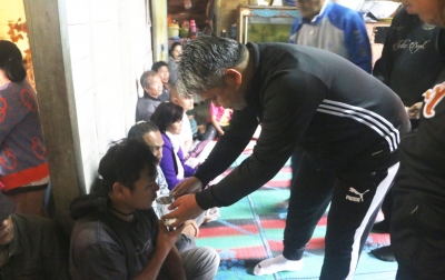 Wabub Taput Beri Penghiburan kepada Keluarga Korban Musibah Kebakaran