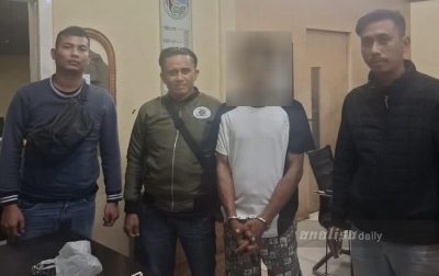 Polsek Salapian Ringkus Pengedar Sabu di Desa Namotongan Langkat