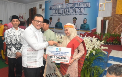 Bupati Deli Serdang Berkomitmen Hadirkan Pendidikan Murah dan Berkualitas