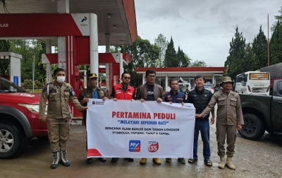 Pertamina Patra Niaga Sumbagut Gerak Cepat Dukung Penanganan Bencana di Tapanuli Utara