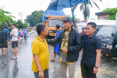 9 Kecamatan di Langkat Terendam Banjir, Afandin Tinjau Langsung Wilayah Terdampak