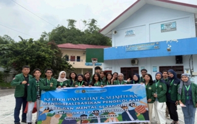 Mahasiswa USU Wujudkan Edukasi Hidup Sehat Lewat Seminar Pemberdayaan Pelajar di SMPS GKPI Padang Bulan Medan