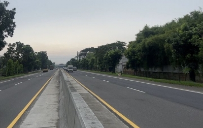 Titik Genangan Terkendali, Lalu Lintas di Ruas Tol Belmera Berangsur Normal