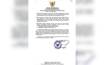Bupati Deli Serdang Tetapkan Status Tanggap Darurat 14 Hari