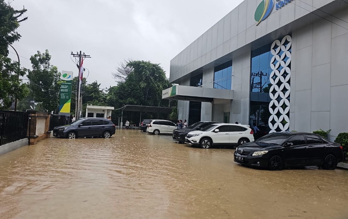 Banjir Rendam Kantor Hingga Sepinggang, BPJS Ketenagakerjaan Medan Kota Batasi Layanan Operasional