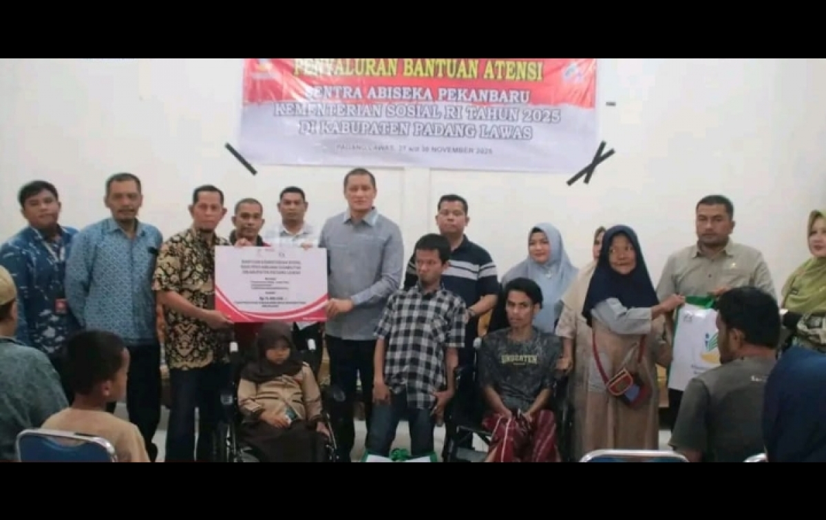 60 PPKS di Palas Terima Bantuan Asistensi Rehabilitasi Sosial Kemensos