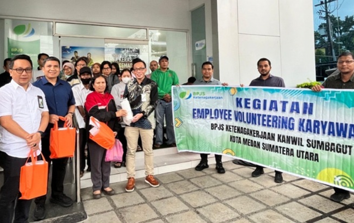 BPJS Ketenagakerjaan Sumbagut Perkuat Kepedulian Lingkungan, Dorong Pengurangan Sampah Plastik