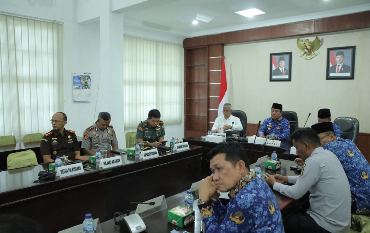 Forkopimda Asahan Ikuti Rakor Nasional Antisipasi Nataru Bersama Kementerian dan Lembaga RI