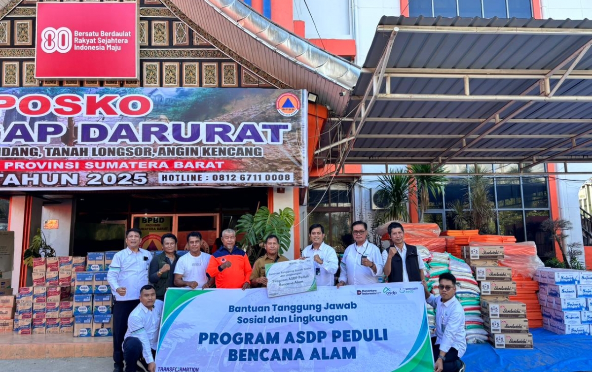 ASDP Kirim Bantuan Korban Bencana Sumatera