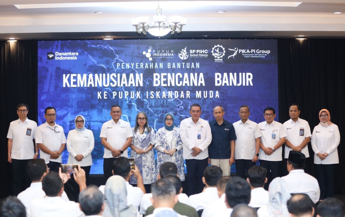 Pupuk Indonesia Kirim Bantuan Besar ke Tiga Provinsi Terdampak Banjir di Sumatera   