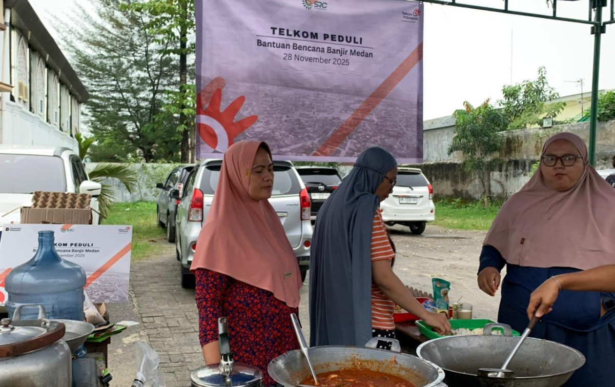 Telkom Group Perkuat Pemulihan Layanan dengan Tambahan Backup Satelit di Wilayah Bencana Sumatera