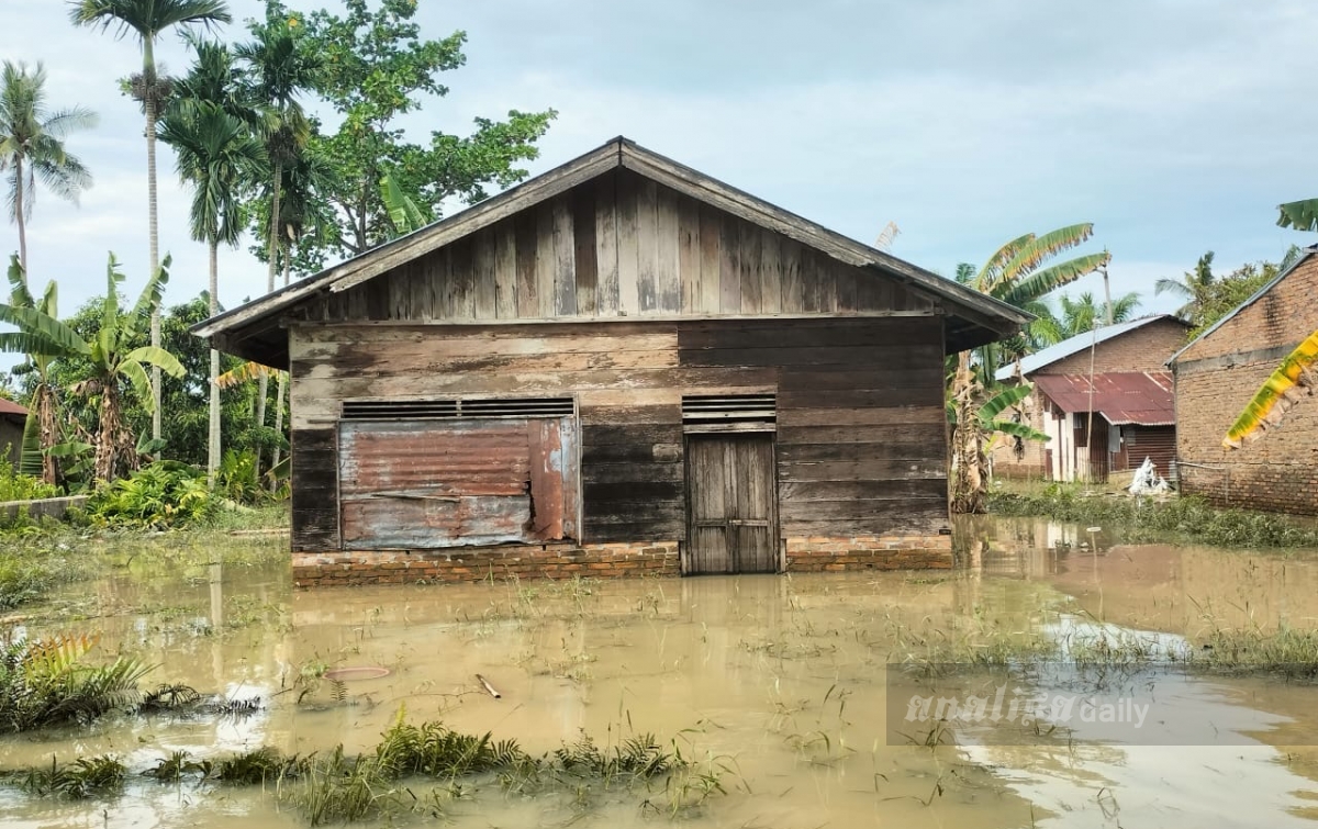 Banjir di Sergai Mulai Surut, Warga Tanjung Beringin Masih Cemas