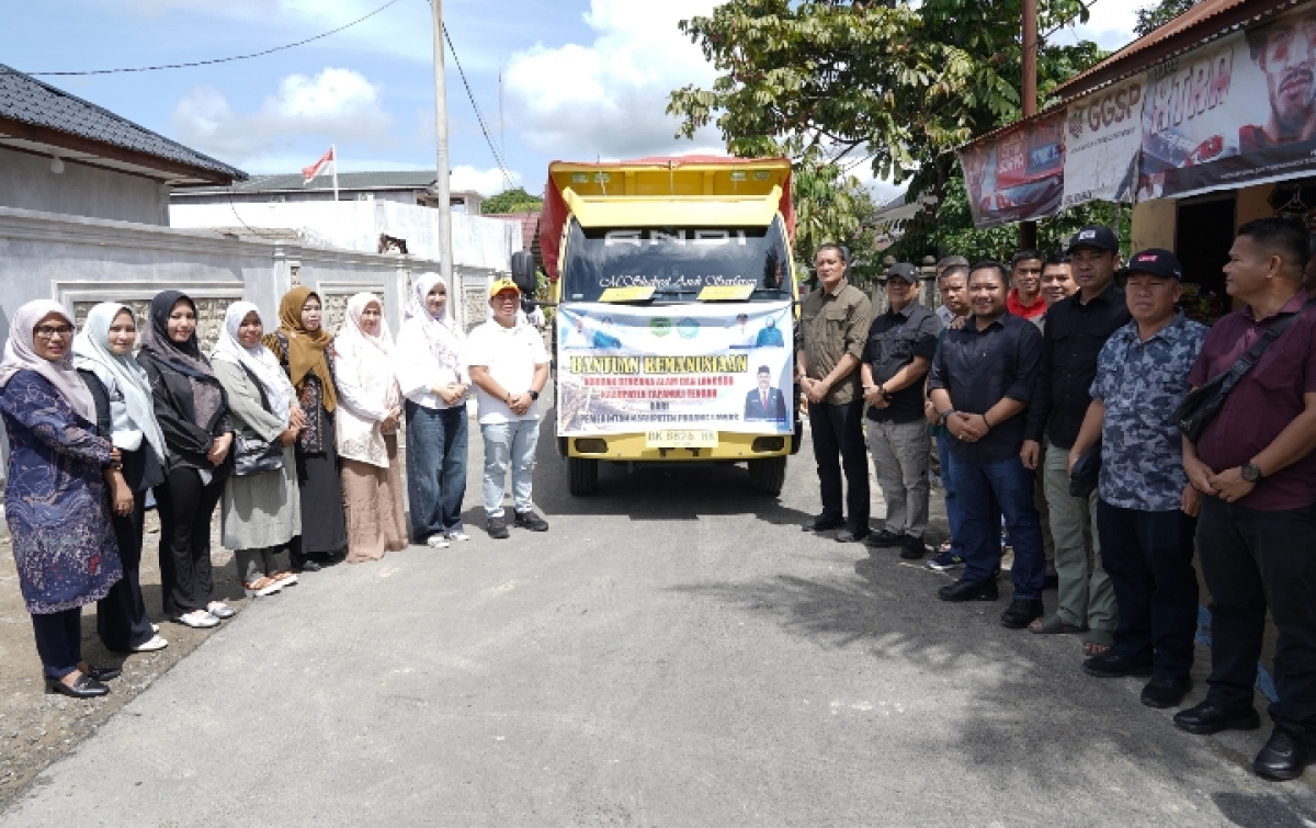 Bentuk Solidaritas Pemkab Palas Salurkan 7 Truk Bantuan Untuk Tapsel dan Tapteng