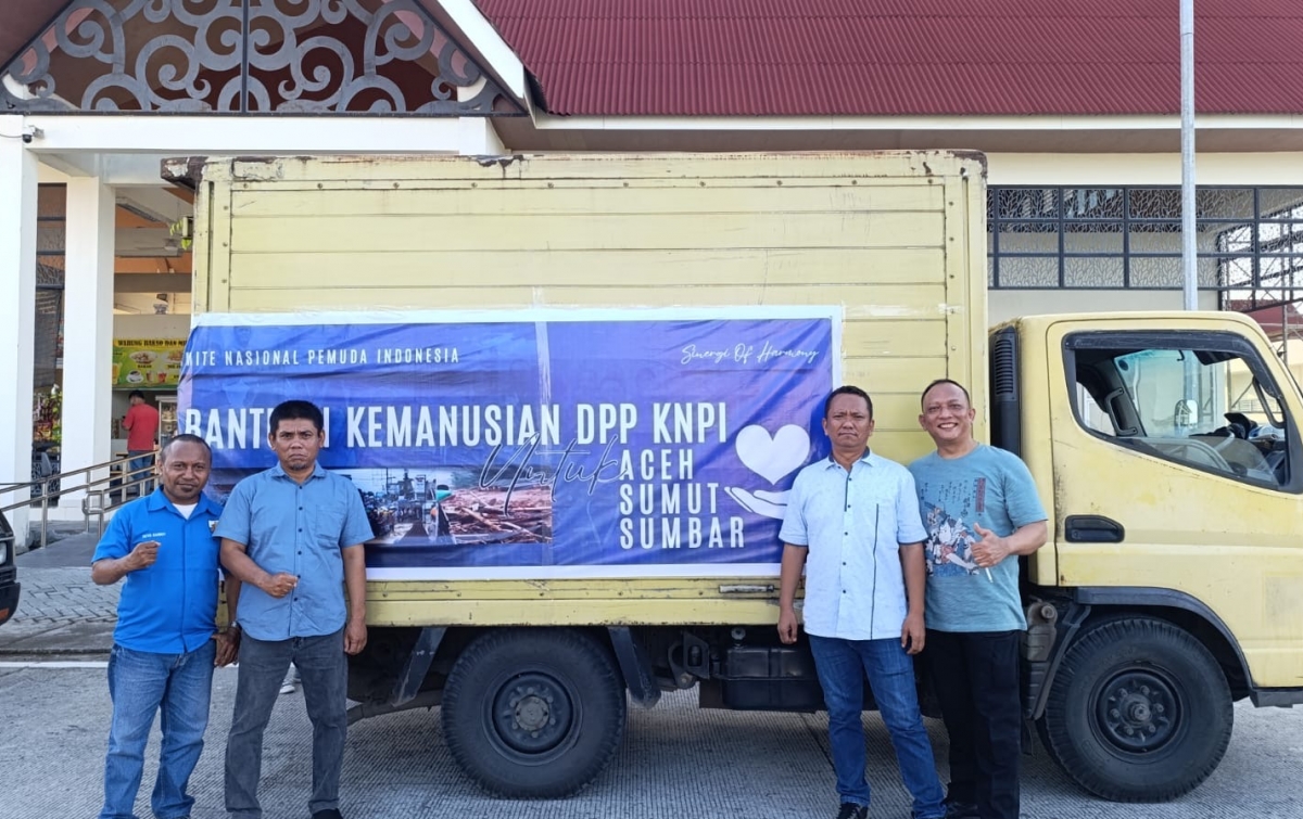 Usai dari Sumbar, Ketum KNPI Haris Pertama Bergerak ke Langkat dan Aceh Bantu Korban Bencana