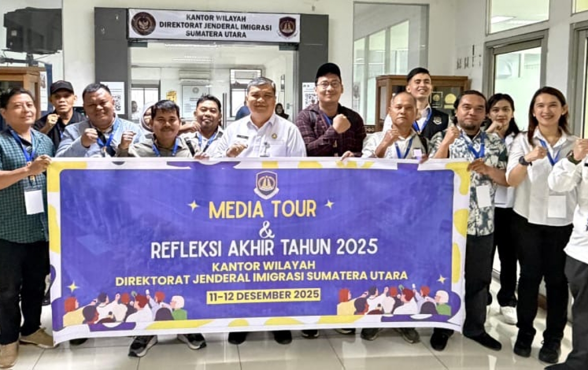 Perkuat Keterbukaan Informasi, Imigrasi Sumut Ajak Jurnalis Lihat Layanan dari Dekat