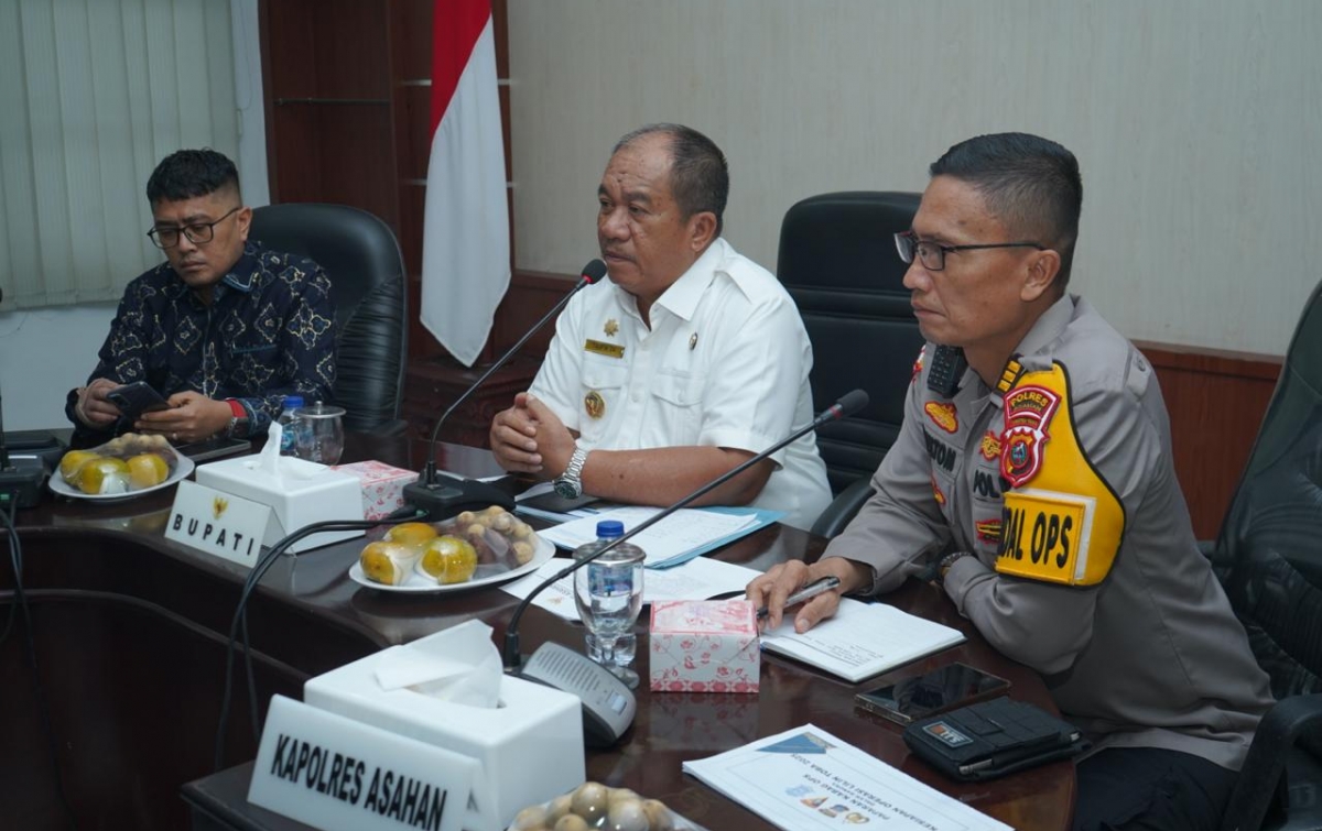 Bupati Asahan Pimpin Rapat Koordinasi Lintas Sektoral Jelang Nataru dan Operasi Lilin