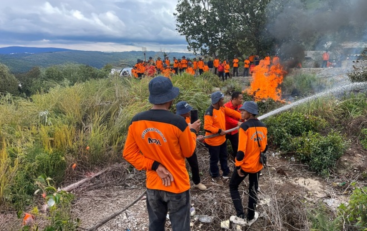 Cegah Karhutla di Danau Toba, PJT I Bentuk Masyarakat Peduli Api