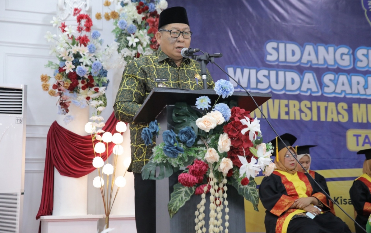Pemkab Asahan Hadiri Wisuda Perdana Sarjana UMMAS Tahun 2025