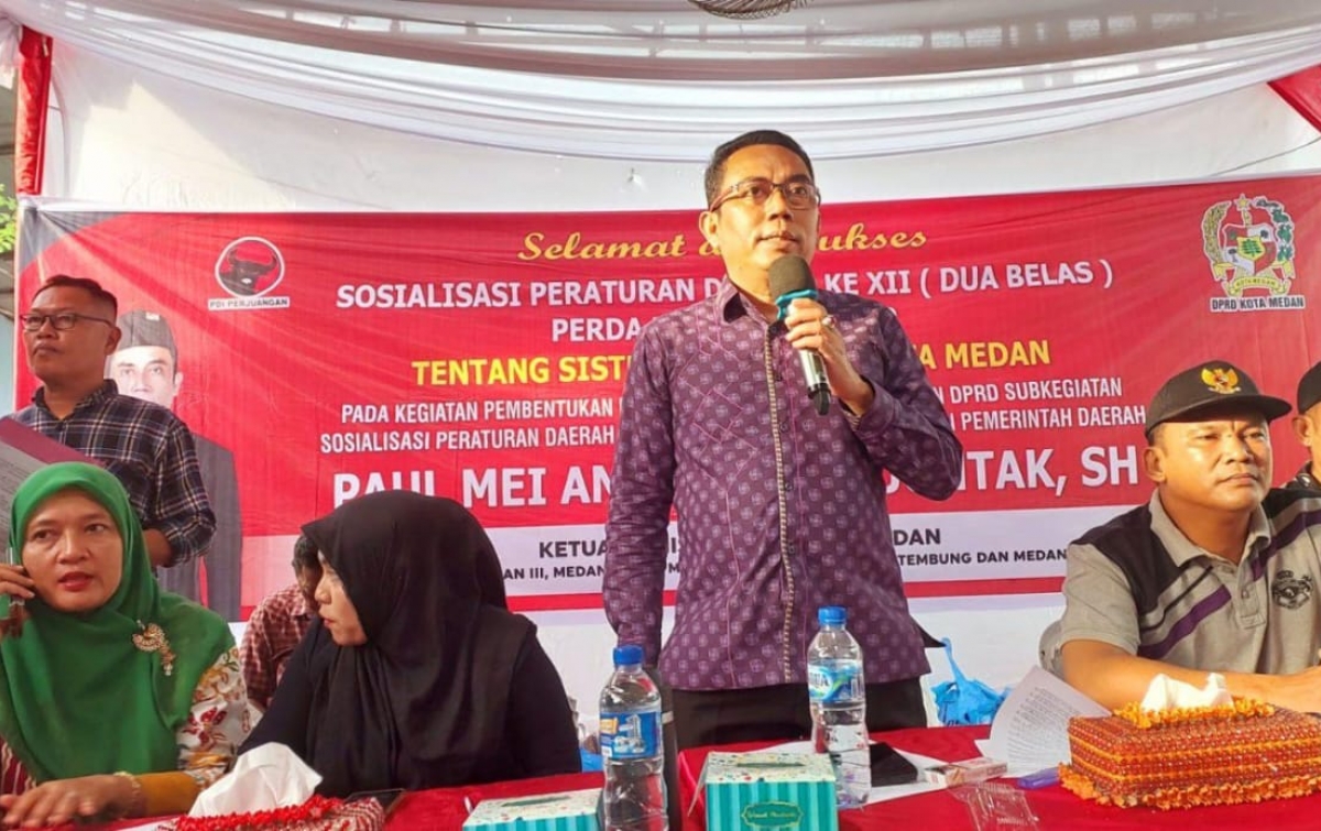 Sosialisasi Perda Sistem Kesehatan Kota Medan, Paul Simanjuntak: Masih Banyak Warga Terima Pelayanan Buruk
