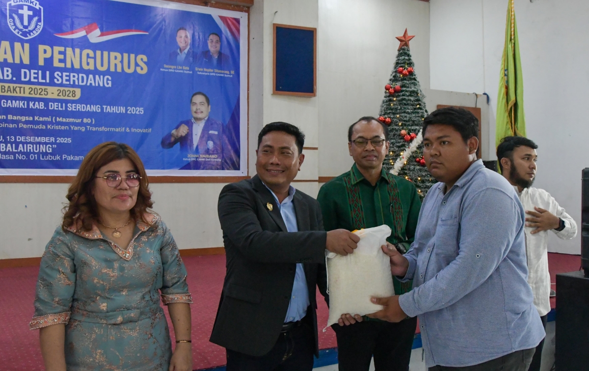 Wabup DS Lom Lom Suwondo: GAMKI Mitra Strategis Pemerintah Daerah