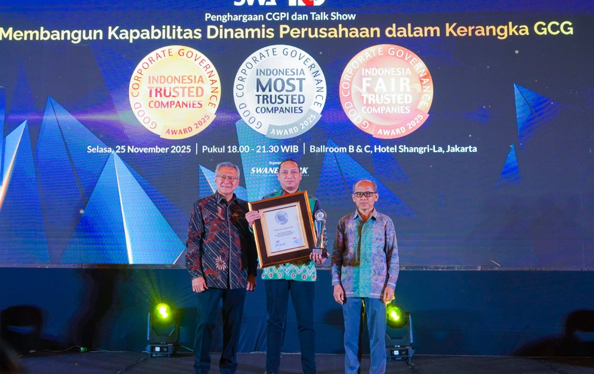 Tata Kelola Perusahaan Transparan, Bank Raya Raih “Most Trusted” Company di CGPI Award 2024