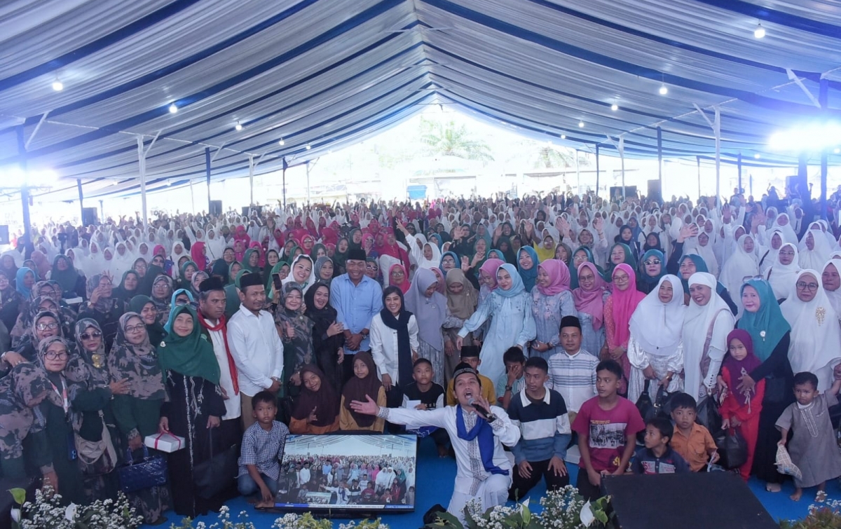 Kementerian Komdigi RI Zikir Akbar dan Doa di Deli Serdang, Wabup Semangati Warga Segera Bangkit