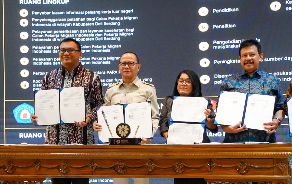 MoU dengan KP2MI, Pemkab Deli Serdang Komitmen Perluas Peluang Kerja ke Luar Negeri