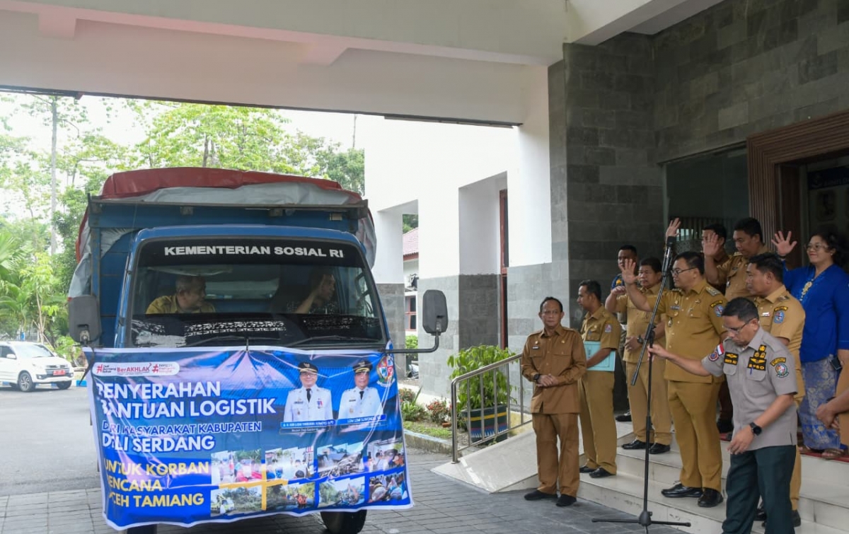 Peduli dan Empati, Pemkab Deli Serdang Salurkan Bantuan ke Aceh Tamiang