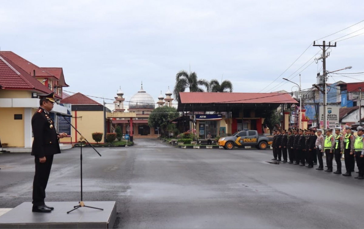 Polresta Deliserdang Gelar Upacara Peringatan Hari Bela Negara