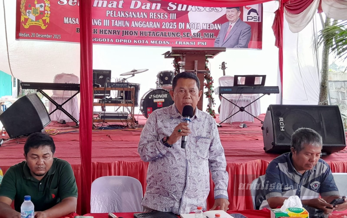 Reses Henry Jhon Hutagalung: Warga Teriakan ‘Kami Tidak Gratis Pakai Air PDAM Tirtanadi’