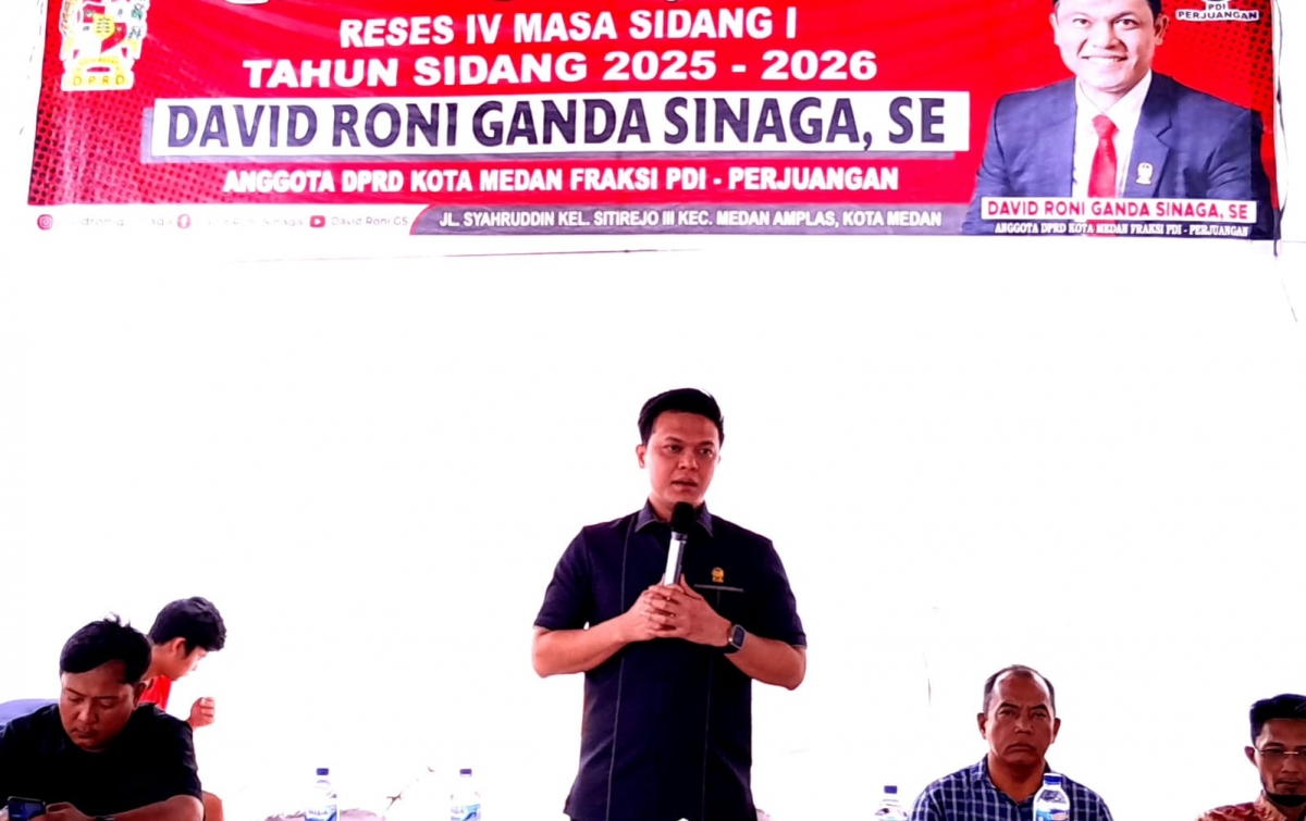 Reses David Roni Ganda Sinaga: Warga Minta Pengusaha UMKM Diperhatikan