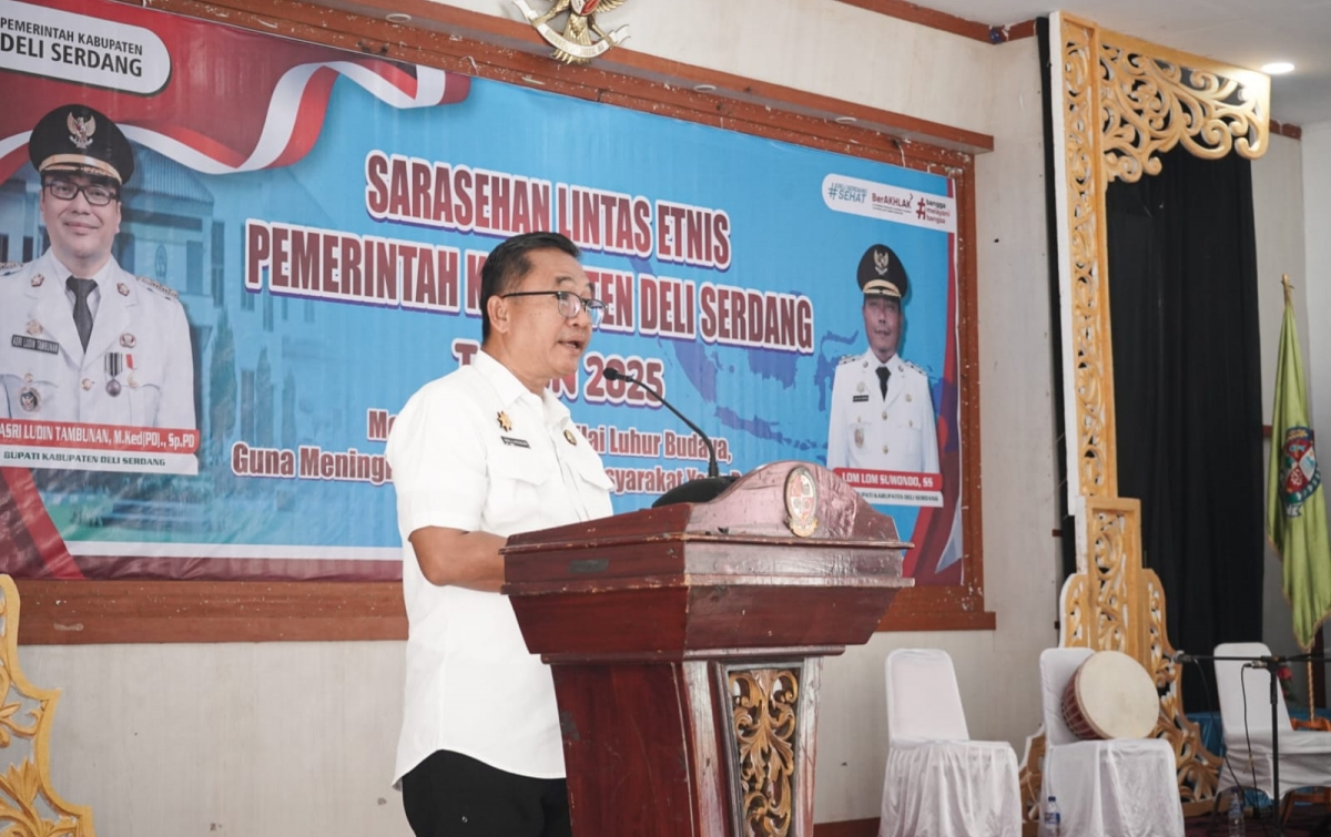 Sarasehan Lintas Etnis, Asisten I Pemerintahan Deli Serdang Ajak Bangun Komunikasi Lebih Erat Antaretnis