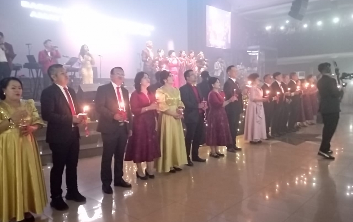 Perayaan Natal di Medan Berlangsung Aman dan Lancar, GPdI Maranatha Natal, Bantu Korban Bencana
