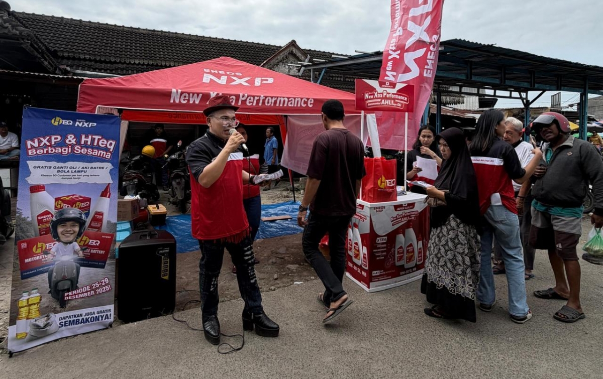 Medan Bangkit Bersama NXP dan HiTEQ, Program Ganti Oli dan Suku Cadang Gratis bagi Warga Terdampak Banjir