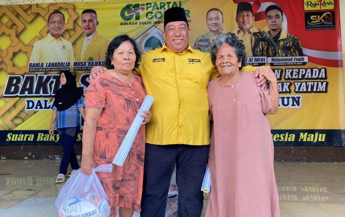 Bahlil Lahadalia dan Ijeck Bantu Ratusan Warga dan Umat Kristiani di Deliserdang