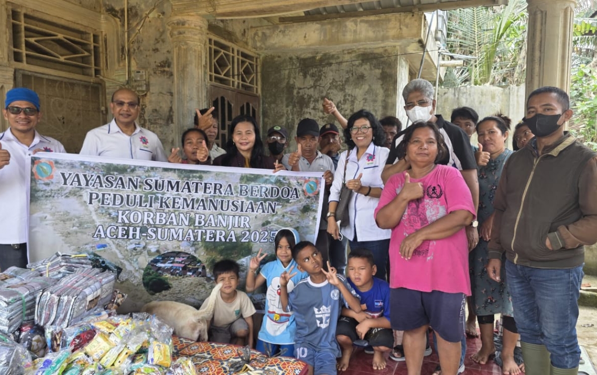 Kunjungan Kasih dan Persaudaraan Yayasan Sumatera Berdoa ke Aceh Tamiang dan Langsa