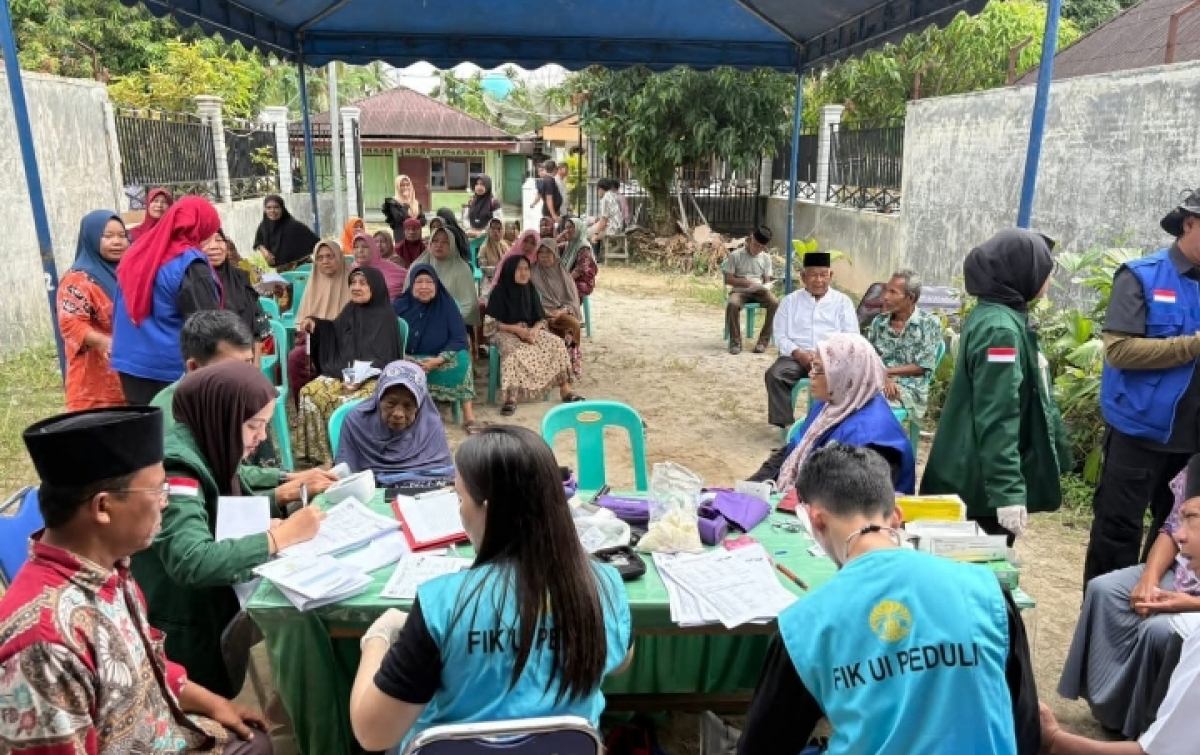 Tim FKep USU dan FIK UI Berikan Bantuan Psikososial kepada Korban Bencana di Tapteng