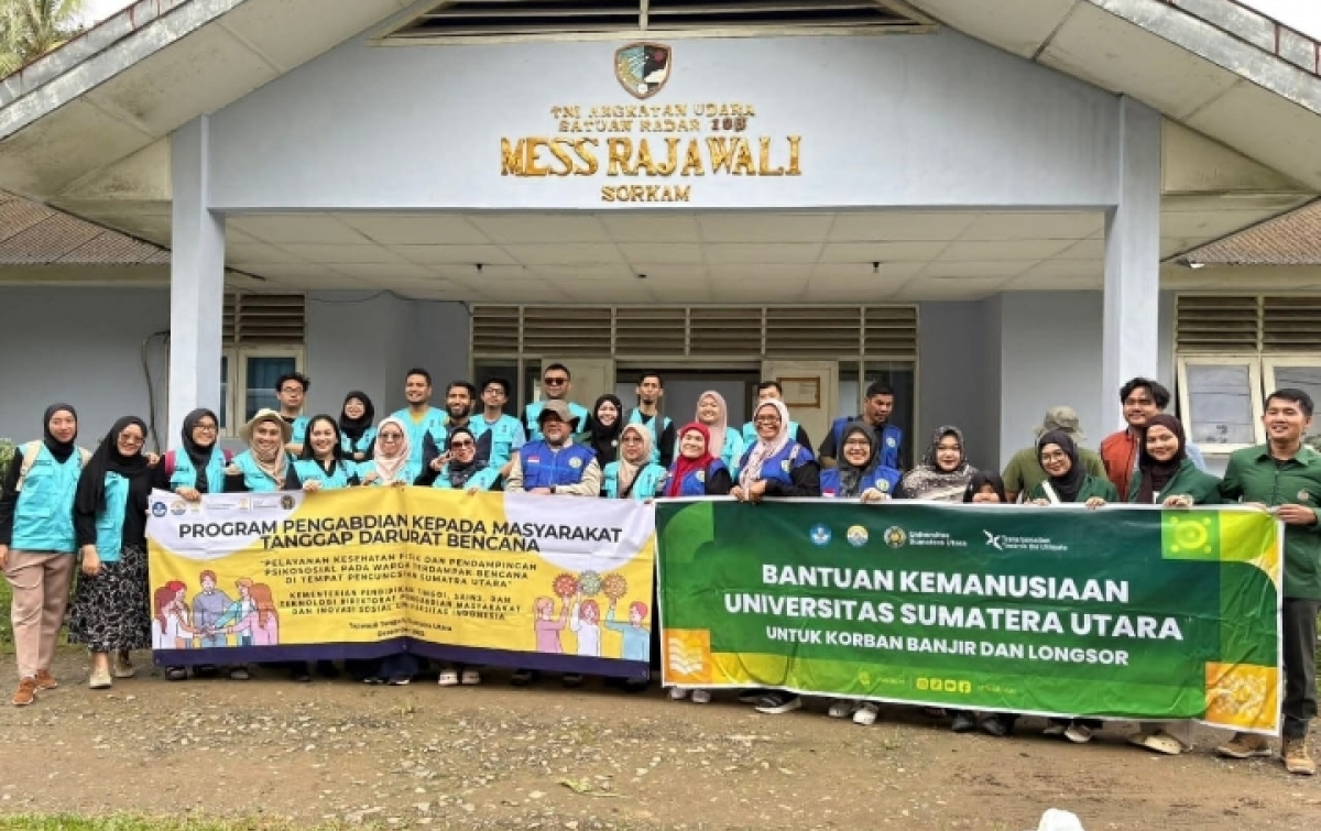 Tim Keperawatan USU–UI Percepat Pemulihan Kesehatan Pascabencana di Sorkam