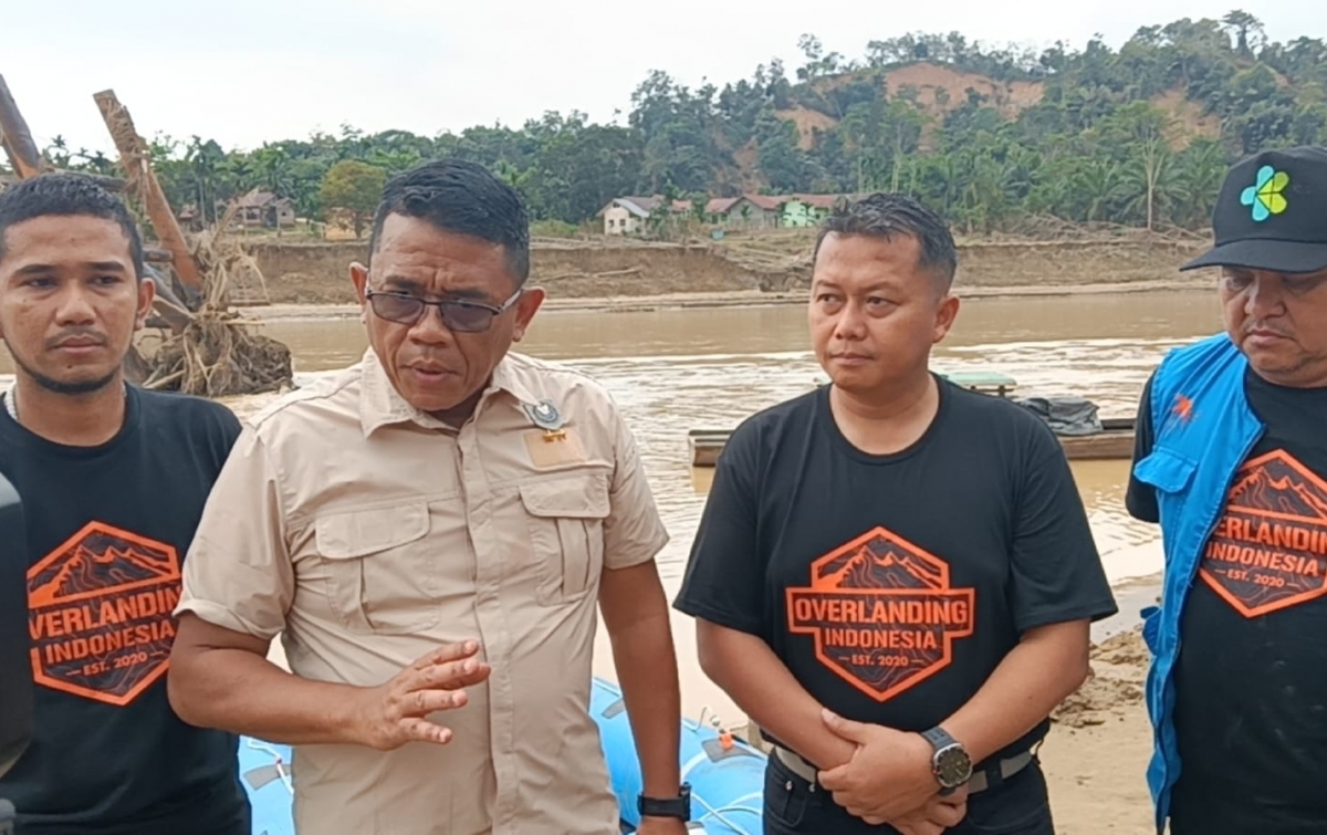 Kemenko IPK Bersama Overlanding Indonesia Bangun Jembatan Perintis di Aceh Tamiang