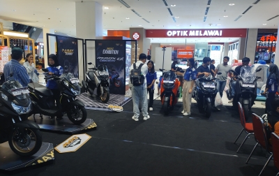 Yamaha Aerox Alpha Mendapat Respon Positif Pengunjung MAXI Exhibition di Medan Mall