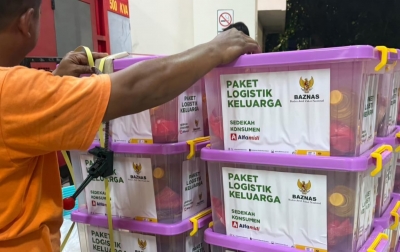 BAZNAS RI Siapkan 1.900 Paket Bantuan dari Sedekah Konsumen Alfamidi untuk Korban Bencana Sumut