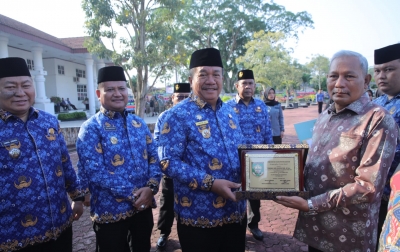 Bupati Asahan Ajak ASN Perkuat Integritas pada Upacara HUT Korpri ke-54